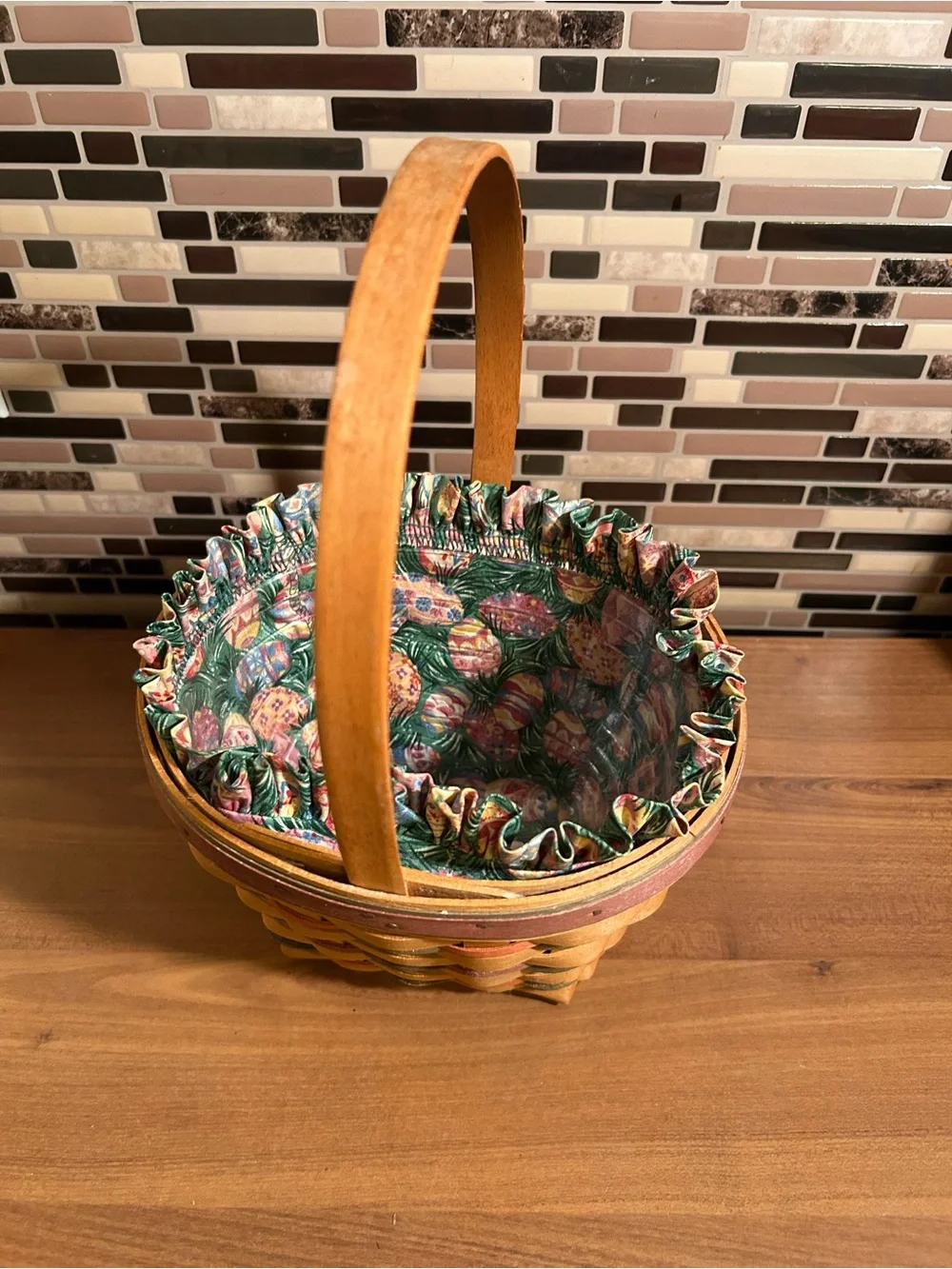 Vintage Longaberger Easter Basket with Liner